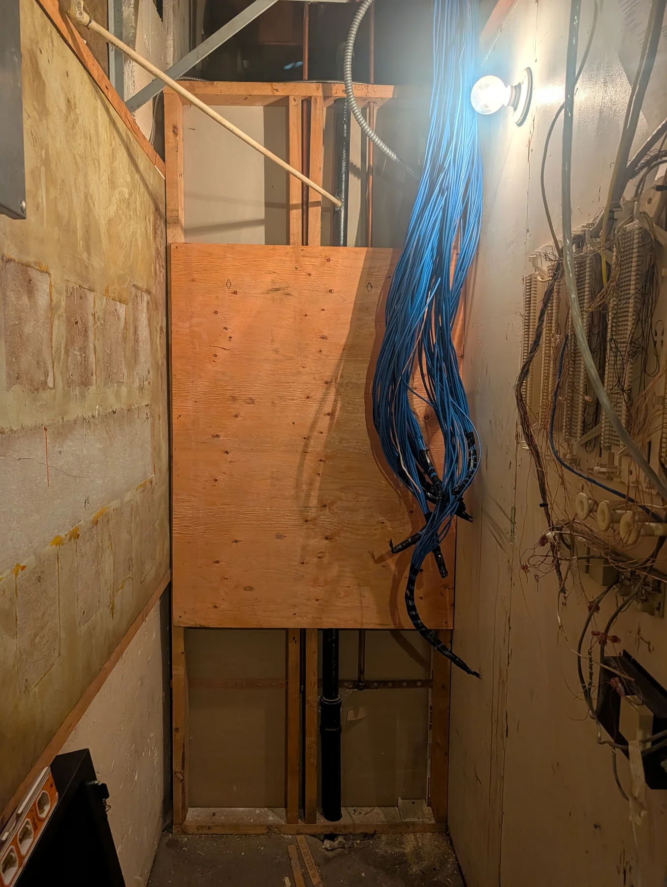 New cable pathway for mdf / idf relocation project